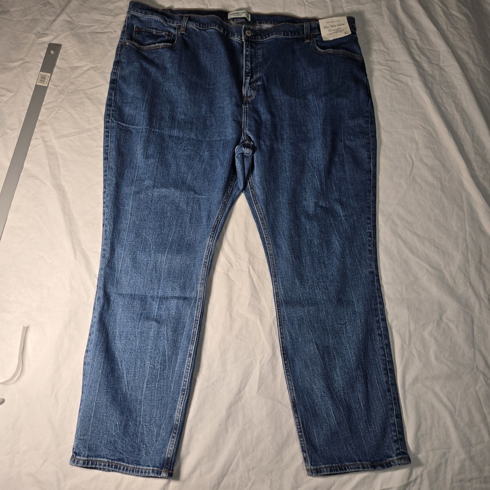 NWT Abercrombie & Fitch Jeans The 90s Straight Ultra High Rise  37/ 24S‎ - Picture 9 of 10